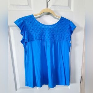 Loft Blue Blouse (M)